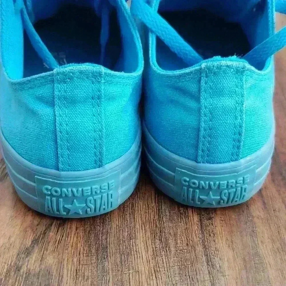 Converse Chuck Taylor All Star Lo Top Blue Sneaker M4 W6 - Picture 5 of 9
